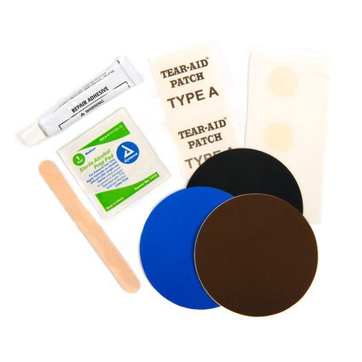 Kit de reparare a saltelei de camping cu autoumflare
